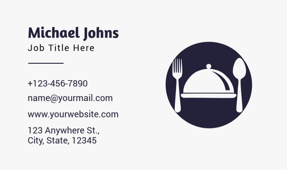 Food Hotel And Restaurant Rush Business Cards Prints template preview 46
