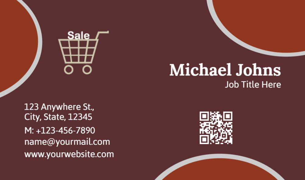 Retail Shop Stores Rush Business Cards Prints template preview 36