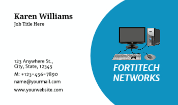 It And Internet Economical Business Cards template preview 27