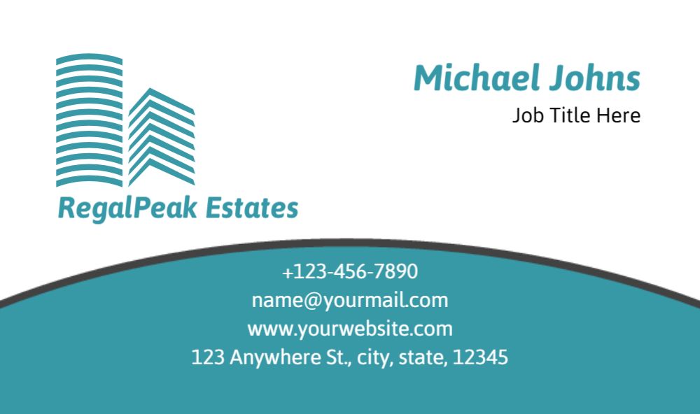 Real Estate Interior Design Rush Business Cards Prints template preview 44