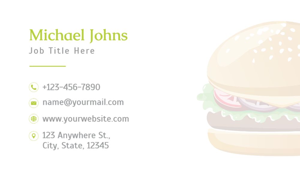 Coffee Bar Rush Business Cards Prints template preview 56