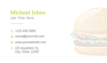 Coffee Bar Rush Business Cards Prints template preview 27