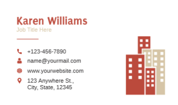 Automobile Economical Business Cards template preview 1