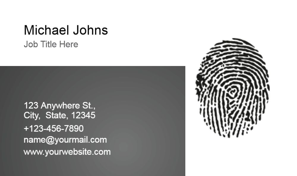 Security Rush Business Cards Prints template preview 24