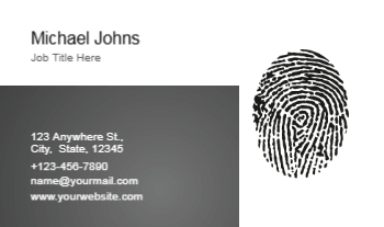 Security Rush Business Cards Prints template preview 11