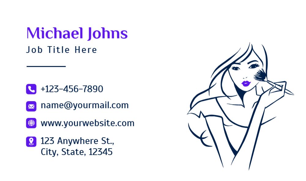 Beauty Economical Business Cards template preview 40