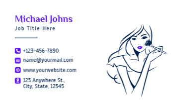 Beauty Economical Business Cards template preview 11