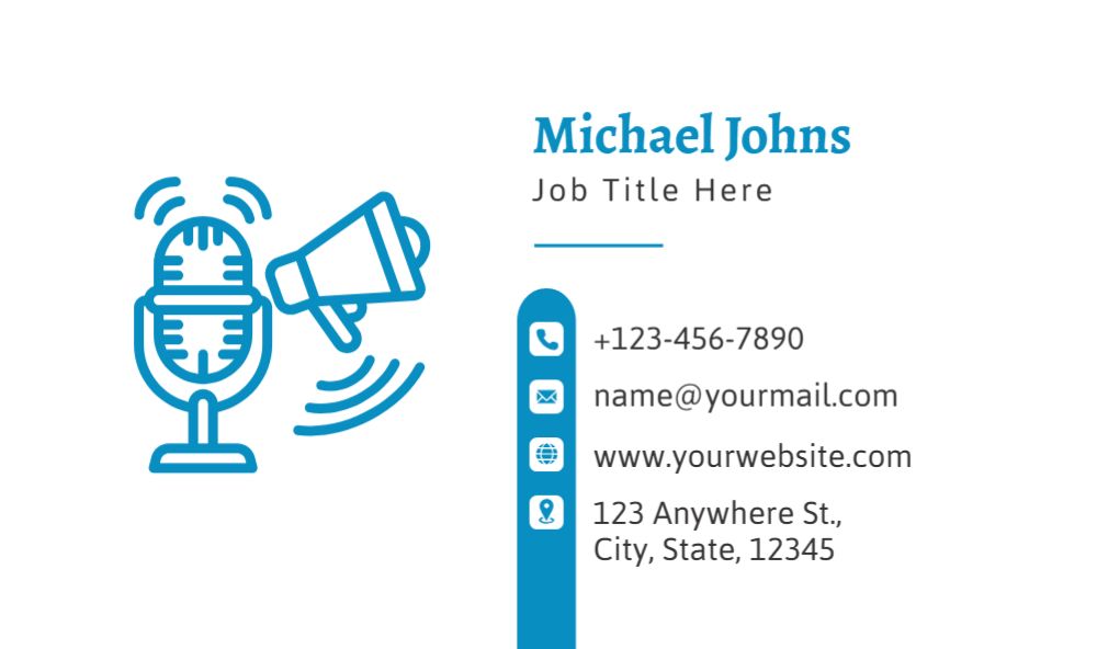 News And Media Rush Business Cards Prints template preview 46