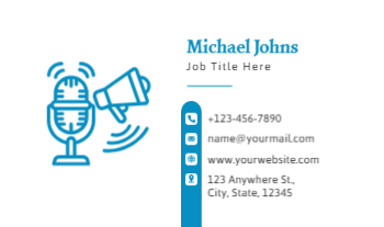 News And Media Rush Business Cards Prints template preview 17