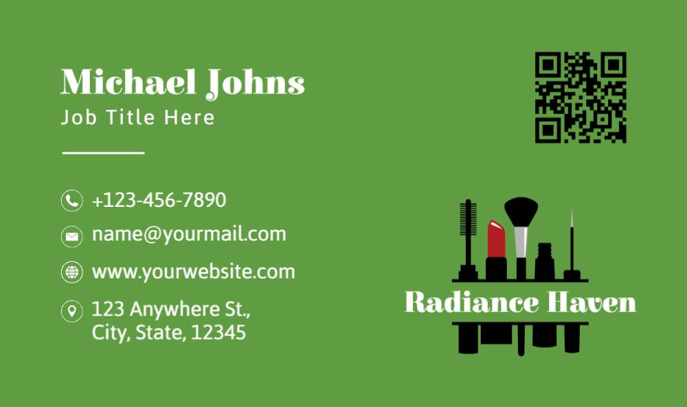 Spa Saloon Economical Business Cards template preview 54