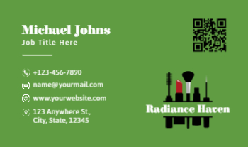 Spa Saloon Economical Business Cards template preview 25