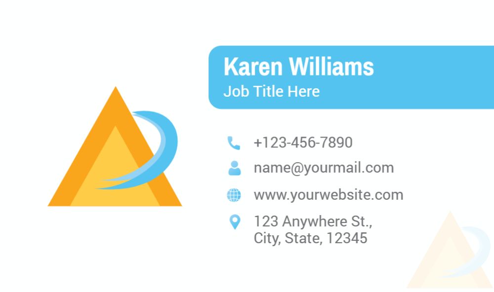 Rush Business Cards Prints template preview 52