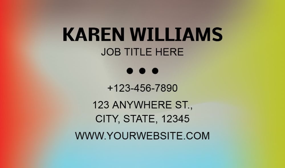 Arts And Photography Economical Business Cards template preview 36