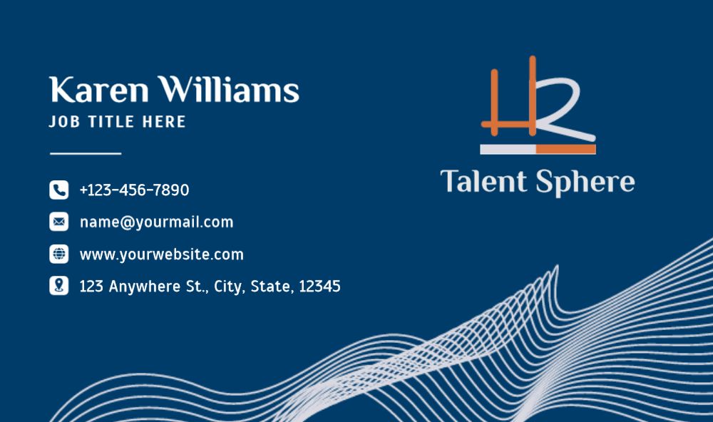 Human Resources Rush Business Cards Prints template preview 55