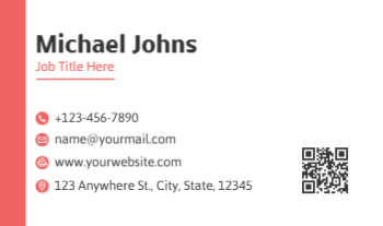 Security Rush Business Cards Prints template preview 9