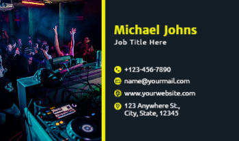 Club Rush Business Cards Prints template preview 15