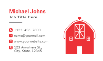 Agriculture Economical Business Cards template preview 17