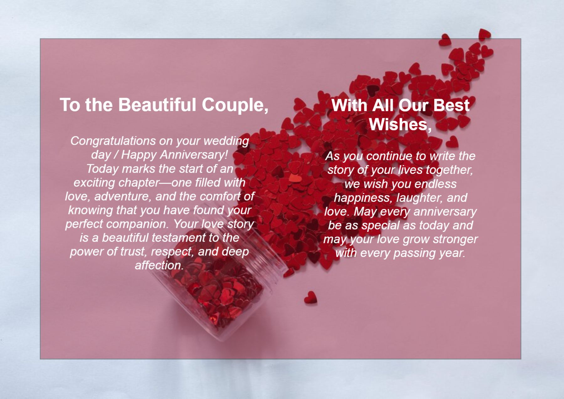 Anniversary Greeting Cards template preview 24