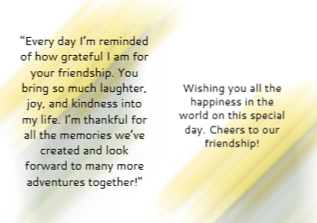 Friendship Greeting Cards template preview 4