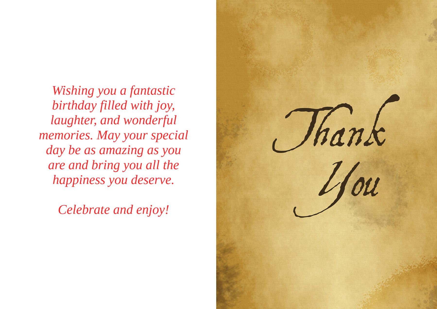 Thank You Greeting Cards template preview 17