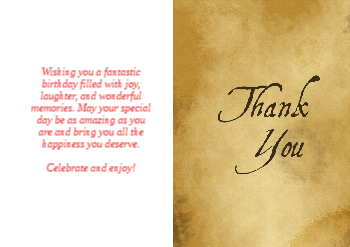 Thank You Greeting Cards template preview 6