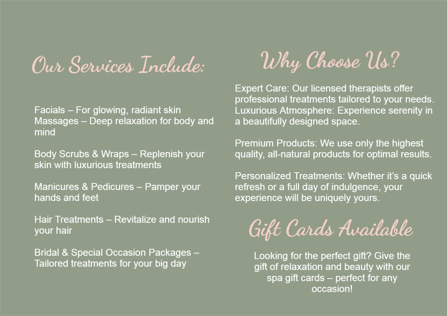 Spa Saloon Greeting Cards template preview 15