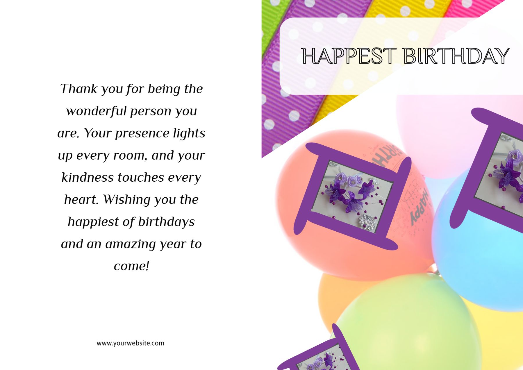 Happy Birthday Greeting Cards template preview 42