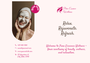 Spa Saloon Greeting Cards template preview 11