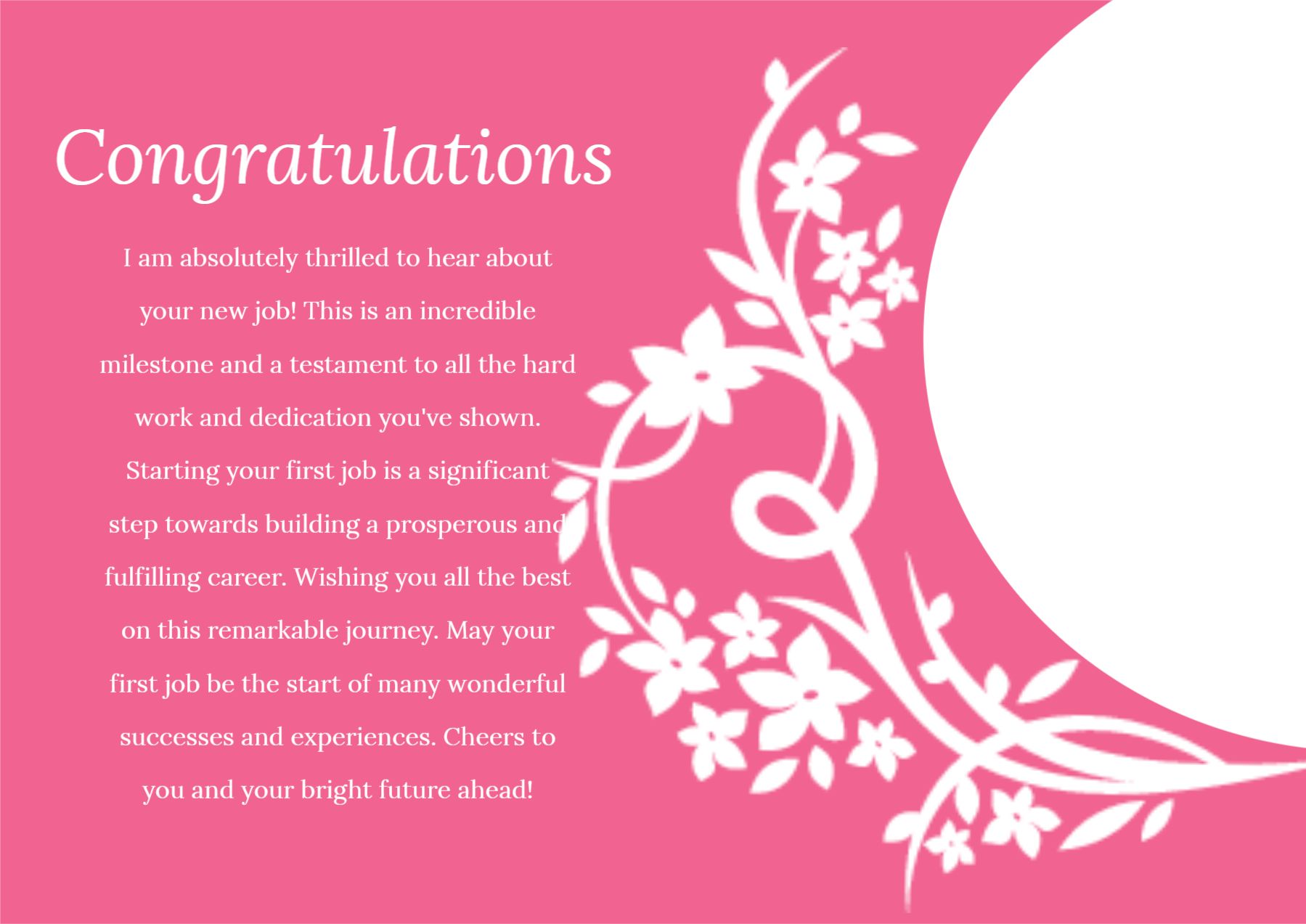 Congratulations Greeting Cards template preview 17