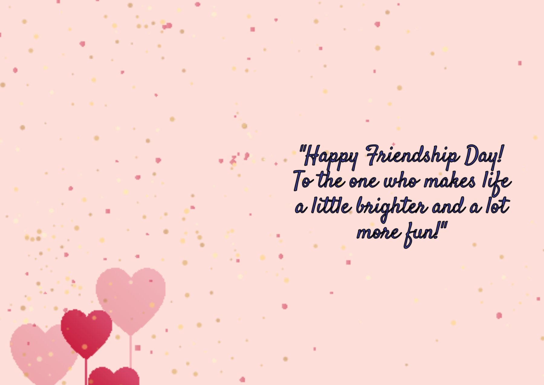 Best Friends Greeting Cards template preview 16