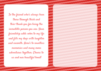 Best Friends Greeting Cards template preview 4