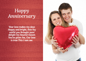 Anniversary Greeting Cards template preview 1
