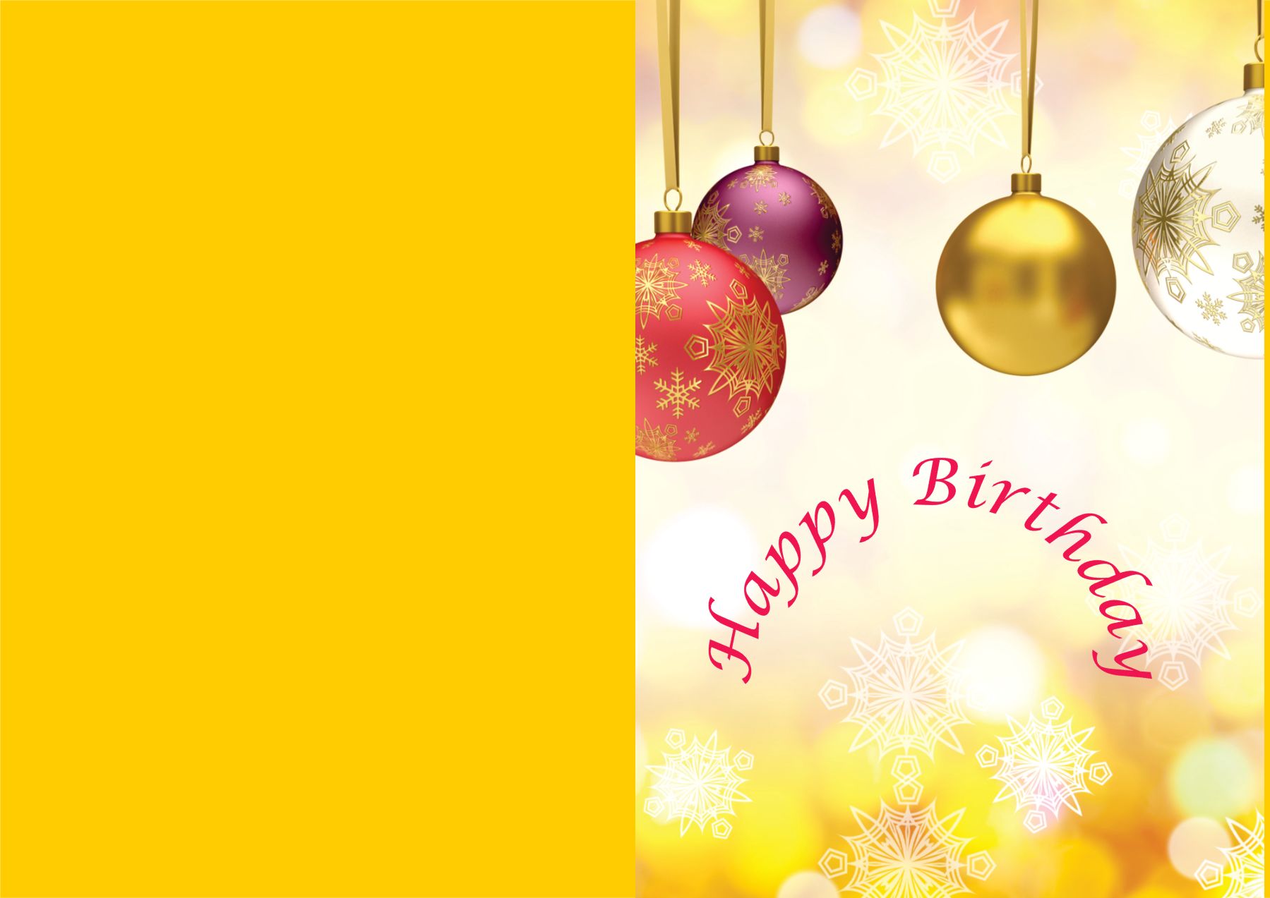 Happy Birthday Greeting Cards template preview 52