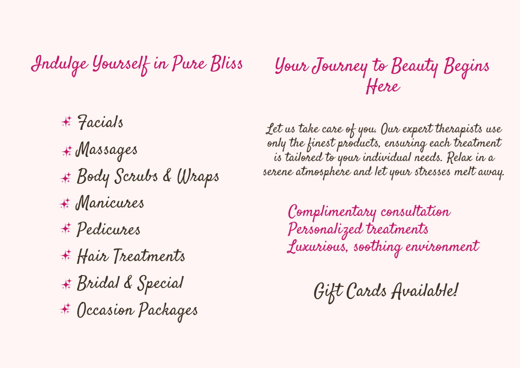 Spa Saloon Greeting Cards template preview 25