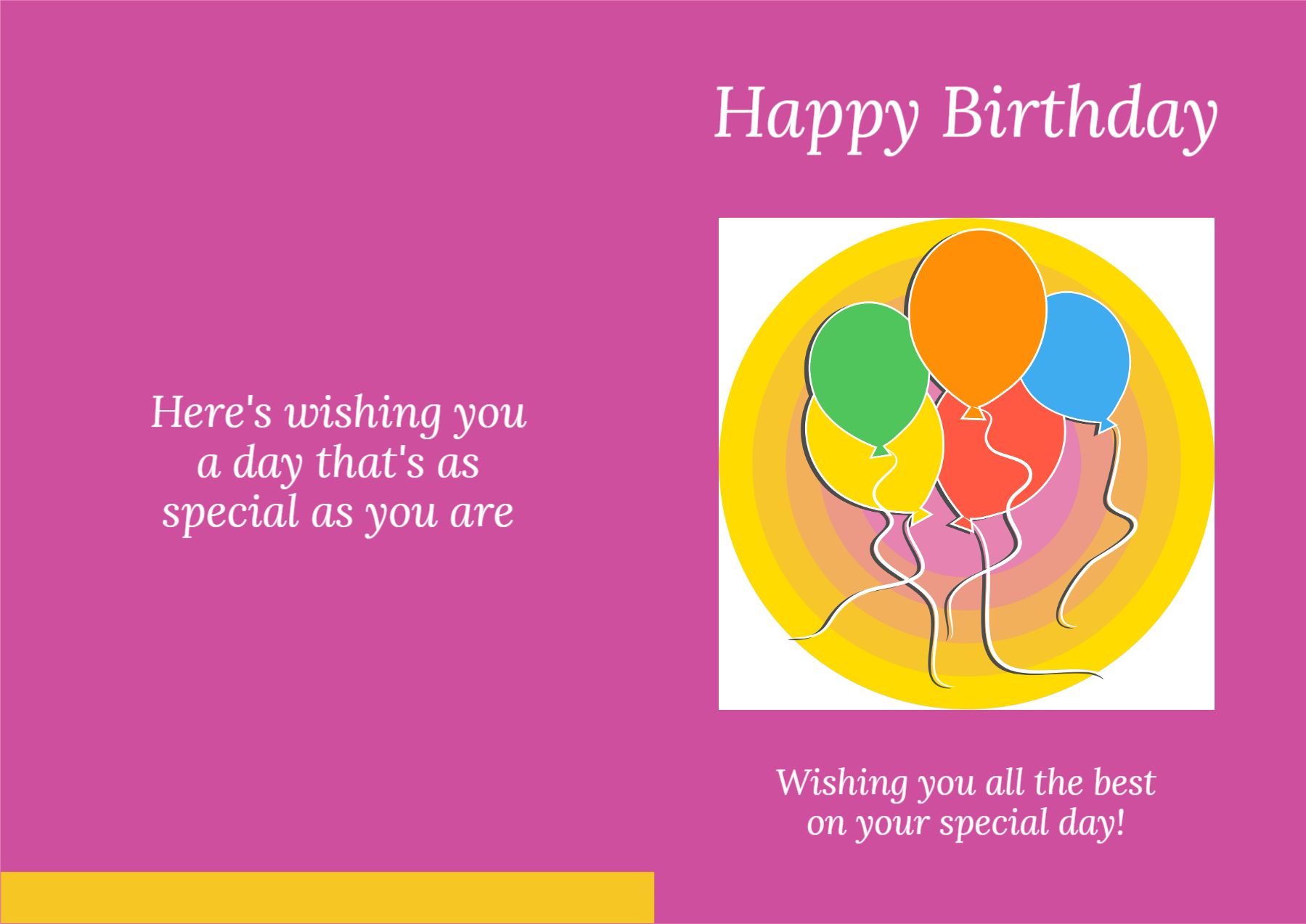 Happy Birthday Greeting Cards template preview 36