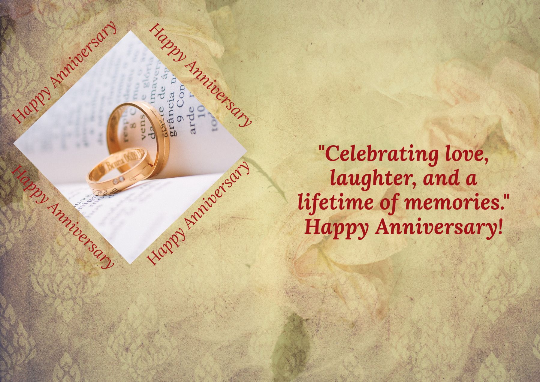 Anniversary Greeting Cards template preview 18