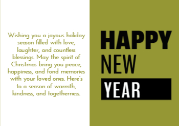 New Year Greeting Cards template preview 7