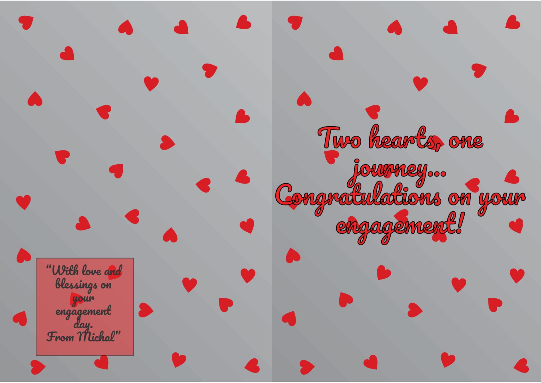 Wedding Greeting Cards template preview 10