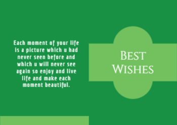 Wishes Greeting Cards template preview 1