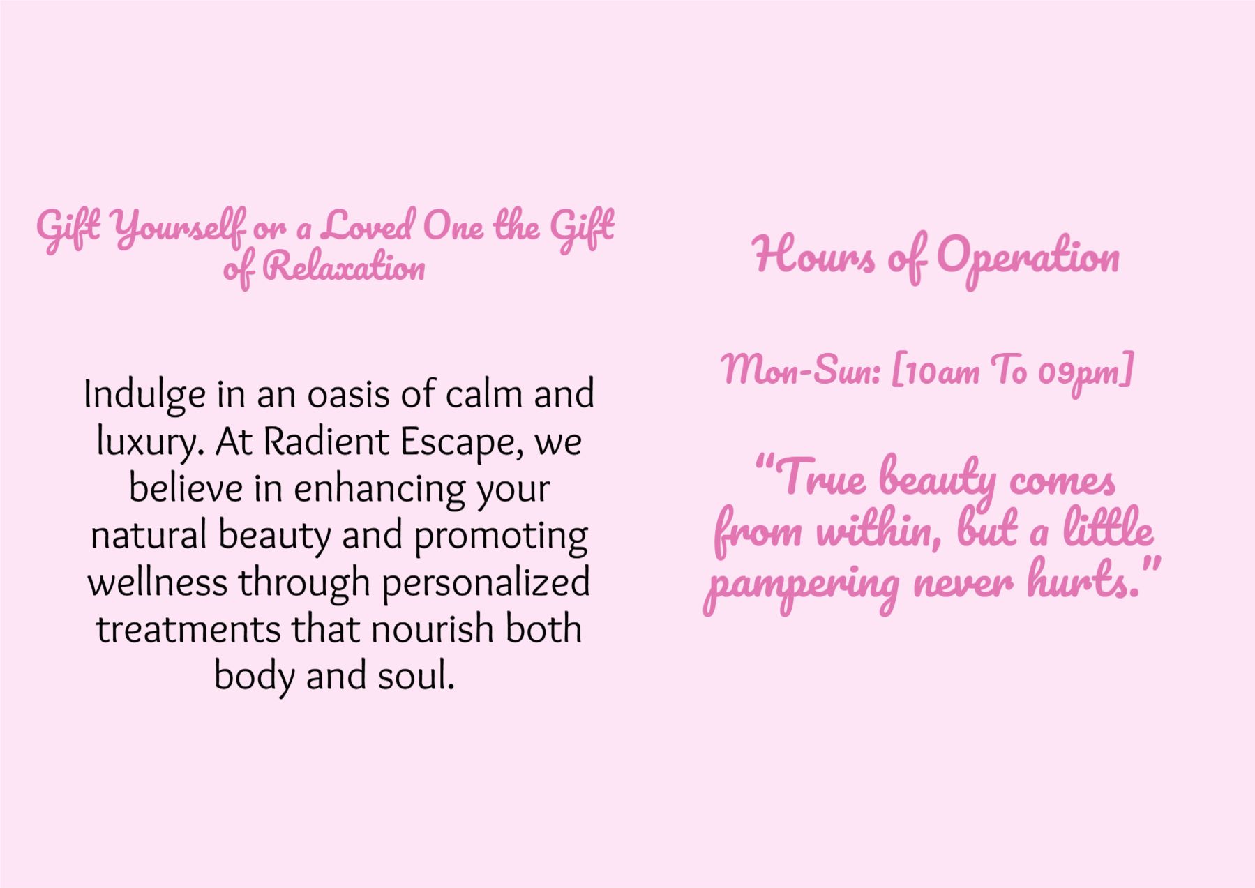 Spa Saloon Greeting Cards template preview 23