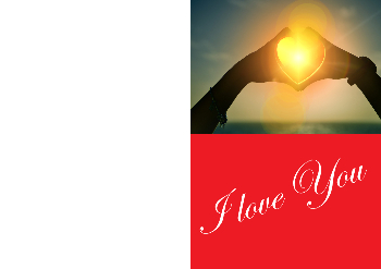 Stay In Touch Greeting Cards template preview 1