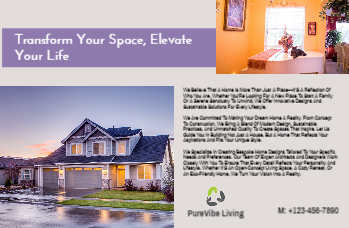 Real Estate Interior Design Economical Custom Posters Bulk Printing template preview 5