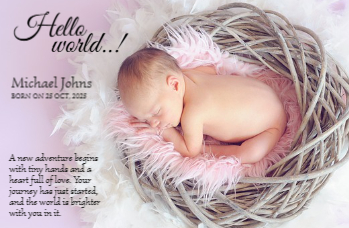 Baby Economical Custom Posters Bulk Printing template preview 3