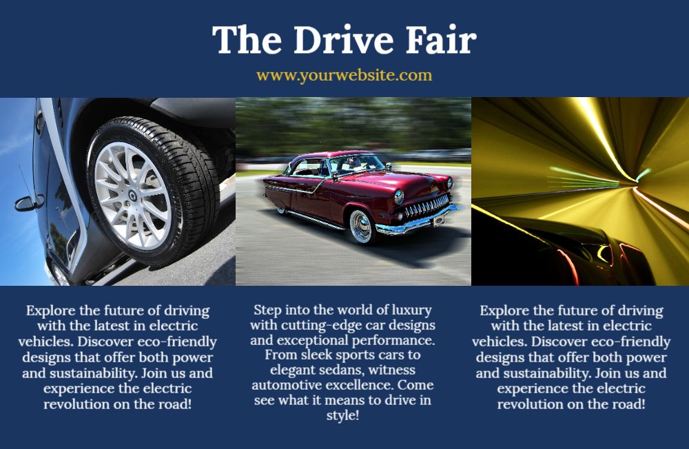 Automobile Economical Custom Posters Bulk Printing template preview 4