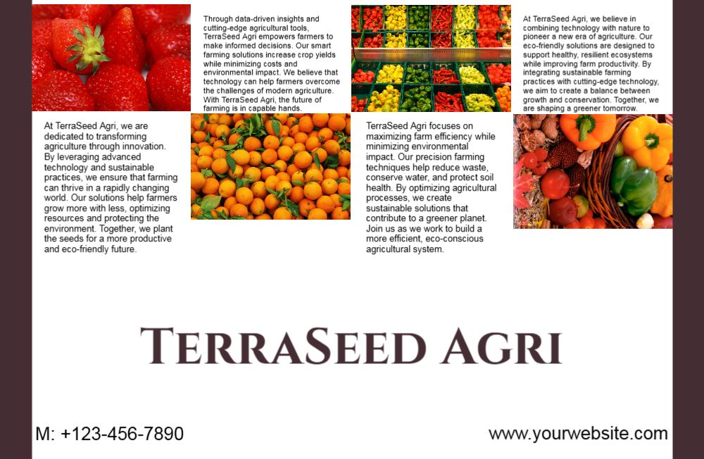 Agriculture Economical Custom Posters Bulk Printing template preview 14