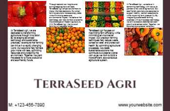 Agriculture Economical Custom Posters Bulk Printing template preview 6