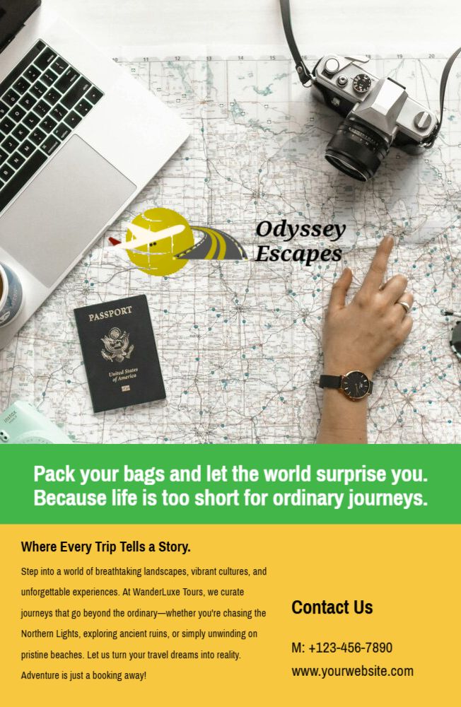 Travels Economical Custom Posters Bulk Printing template preview 15