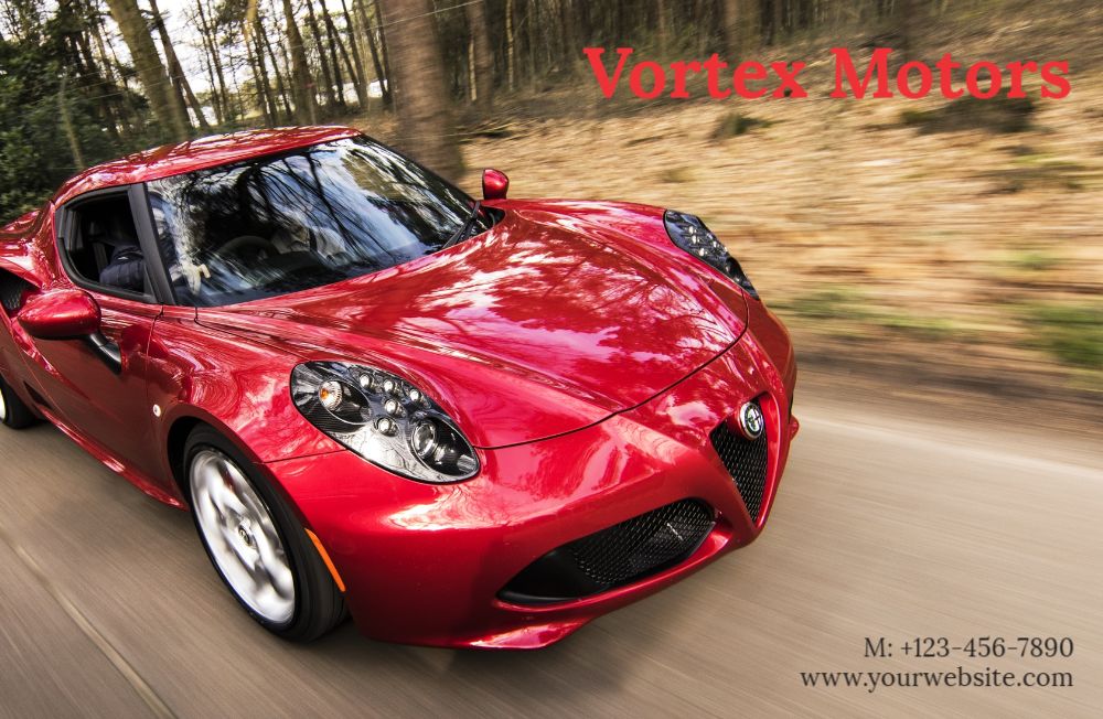 Automobile Economical Custom Posters Bulk Printing template preview 5