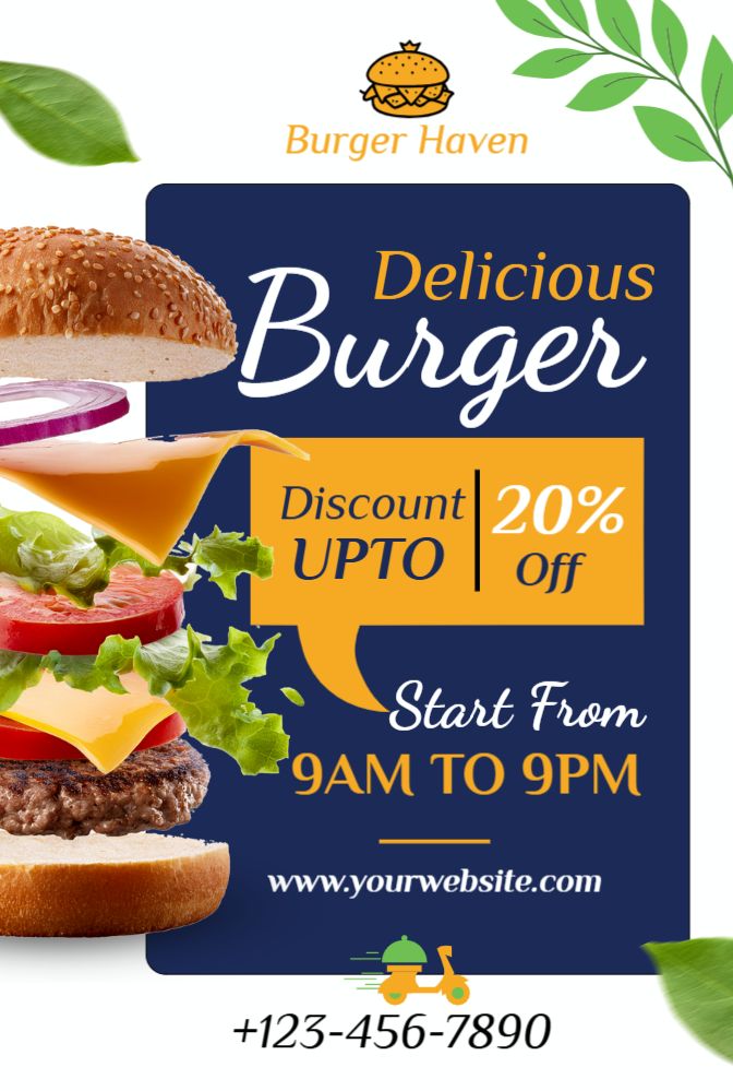 Food Hotel And Restaurant Economical Custom Posters Bulk Printing template preview 18
