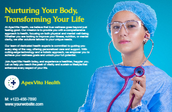 Health Care And Pharma Economical Custom Posters Bulk Printing template preview 8